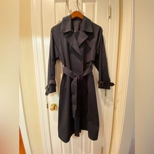 NWOT The Curated Trench XS Navy